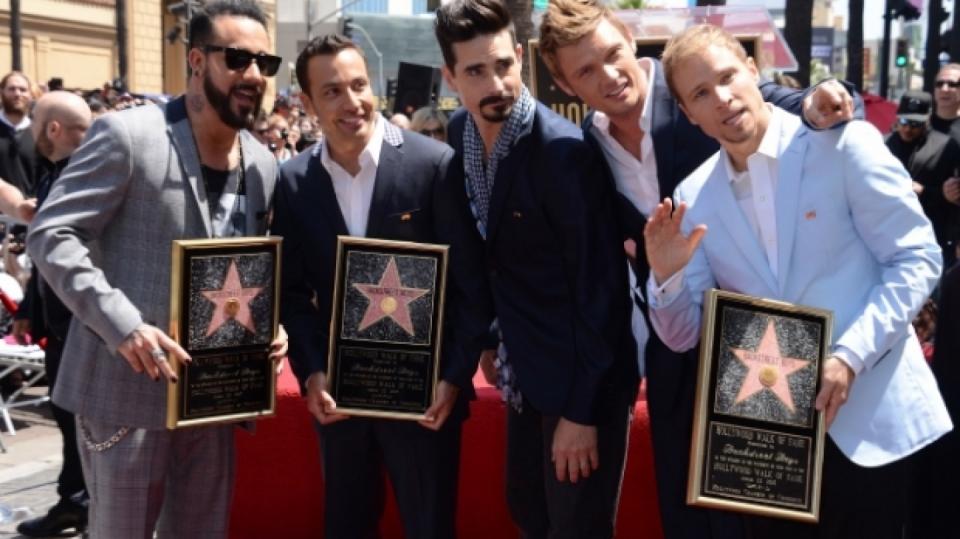 Backstreet boys mají svou hvězdu na chodníku slávy